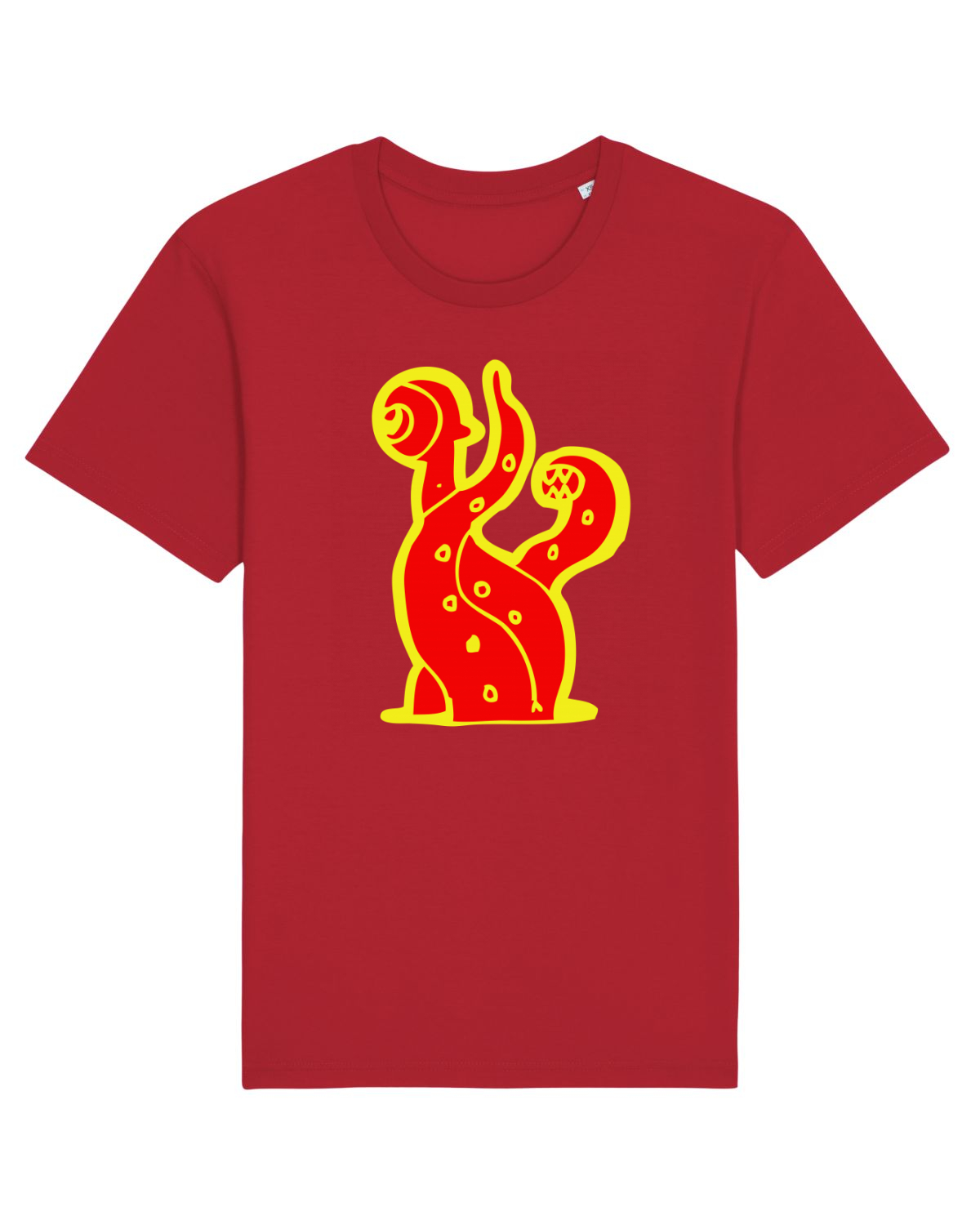 Tricou mânecă scurtă Unisex Rocker Red