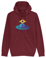 Alien And UFO Hanorac cu fermoar Unisex Connector