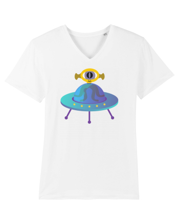 Alien And UFO White