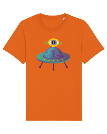 Alien And UFO Bright Orange