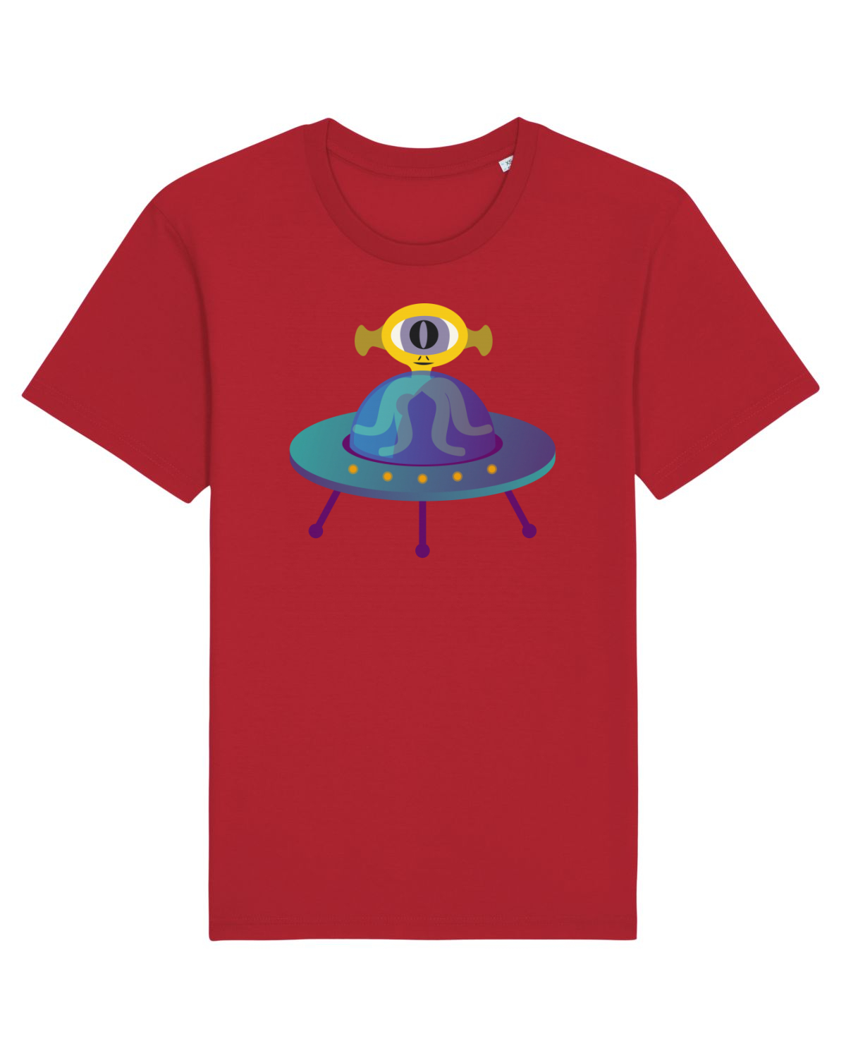 Tricou mânecă scurtă Unisex Rocker Red