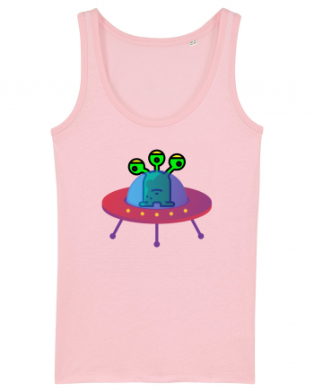 Alien And UFO Cotton Pink