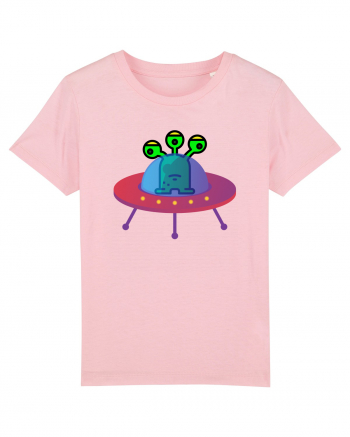 Alien And UFO Cotton Pink