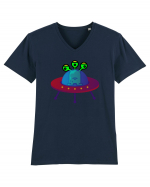 Alien And UFO Tricou mânecă scurtă guler V Bărbat Presenter