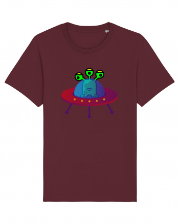 Alien And UFO Burgundy