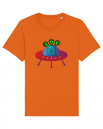 Alien And UFO Bright Orange