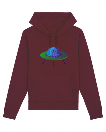 Alien And UFO Burgundy