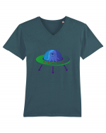 Alien And UFO Tricou mânecă scurtă guler V Bărbat Presenter