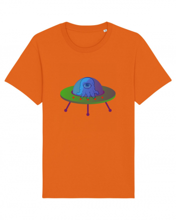 Alien And UFO Bright Orange