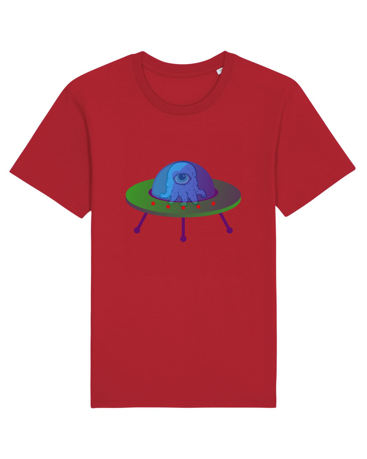 Tricou mânecă scurtă Unisex Rocker Red