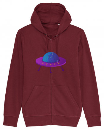 Alien And UFO Burgundy