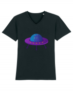 Alien And UFO Tricou mânecă scurtă guler V Bărbat Presenter