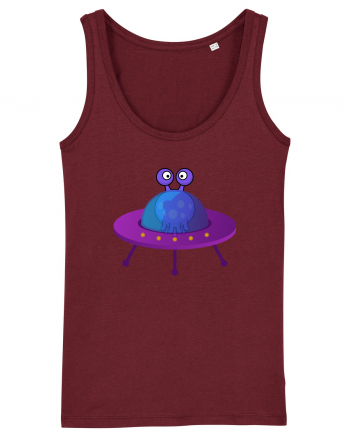 Alien And UFO Burgundy