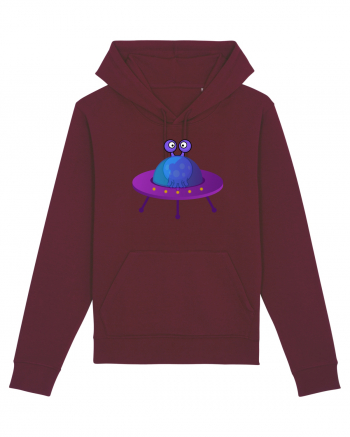 Alien And UFO Burgundy