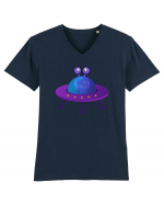 Alien And UFO Tricou mânecă scurtă guler V Bărbat Presenter