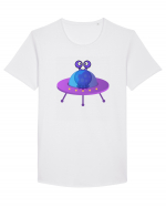 Alien And UFO Tricou mânecă scurtă guler larg Bărbat Skater