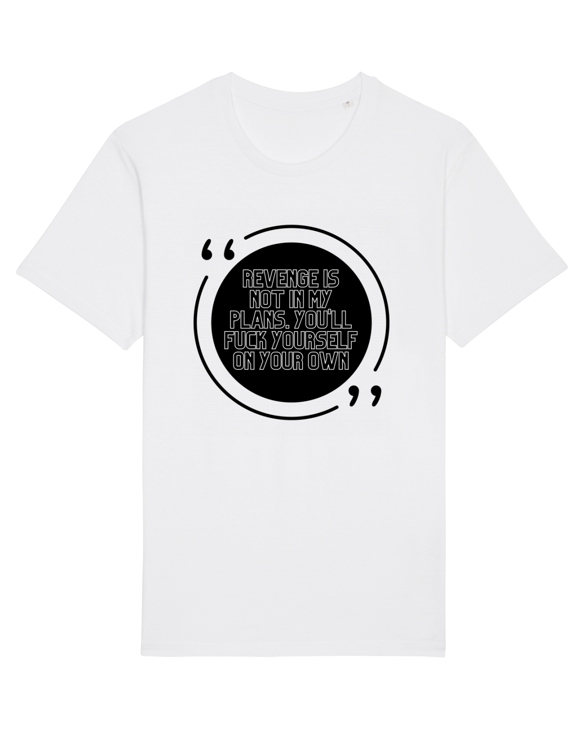 Tricou mânecă scurtă Unisex Rocker White