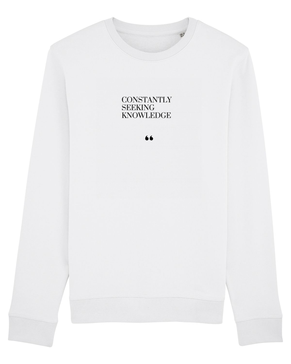 Bluză mânecă lungă Unisex Rise White