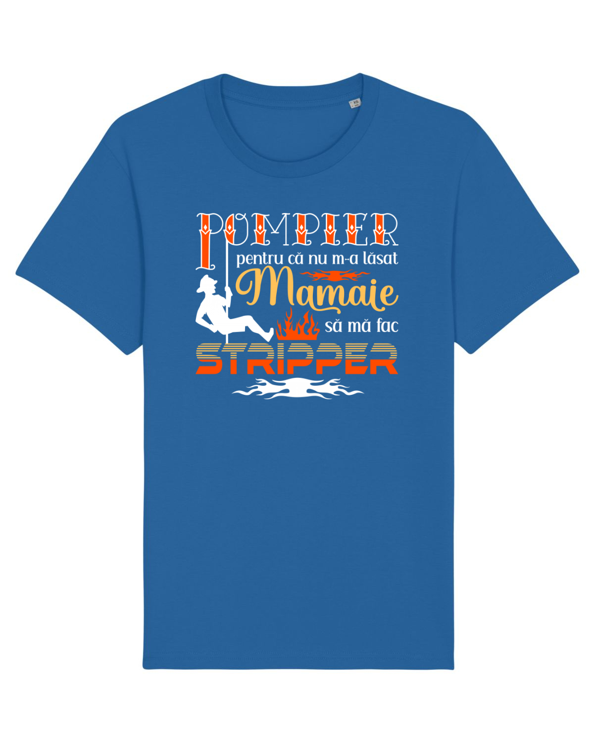 Tricou mânecă scurtă Unisex Rocker Royal Blue