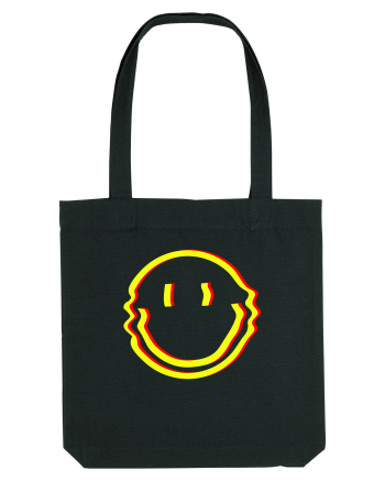 Trippy Smiley Black