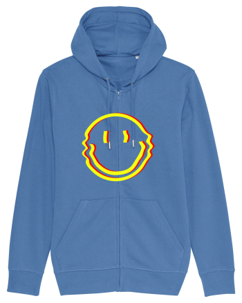 Trippy Smiley Bright Blue
