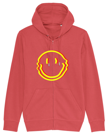 Trippy Smiley Carmine Red