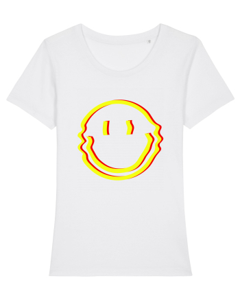 Trippy Smiley White
