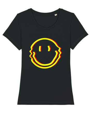 Trippy Smiley Black