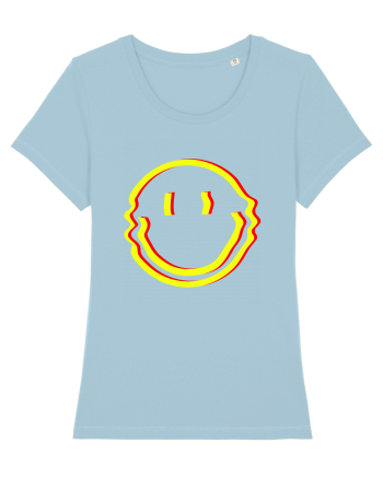 Trippy Smiley Sky Blue