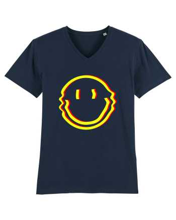 Trippy Smiley French Navy
