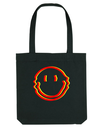 Trippy Smiley Black
