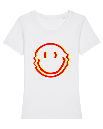 Trippy Smiley White