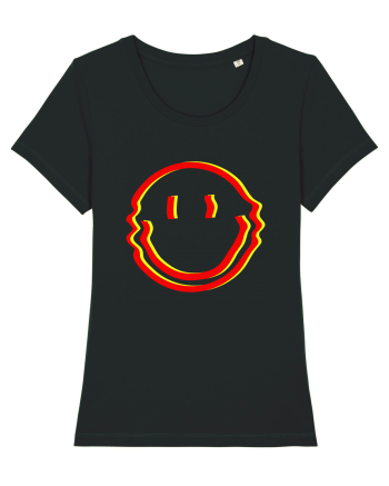Trippy Smiley Black