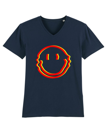 Trippy Smiley French Navy
