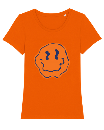 Trippy Smiley Bright Orange