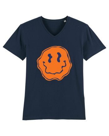 Trippy Smiley French Navy