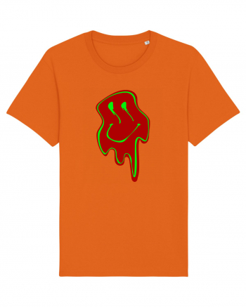 Trippy Smiley Bright Orange