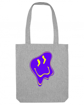 Trippy Smiley Heather Grey