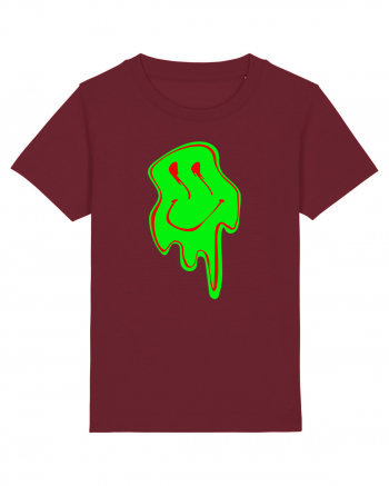 Trippy Smiley Burgundy