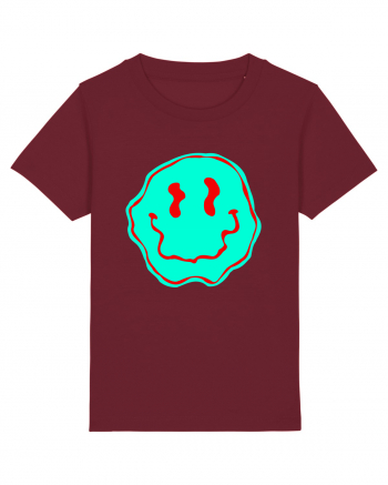 Trippy Smiley Burgundy