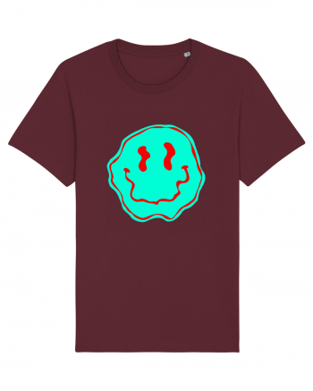 Trippy Smiley Burgundy