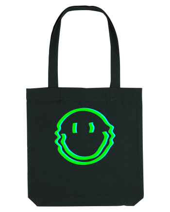 Trippy Smiley Black