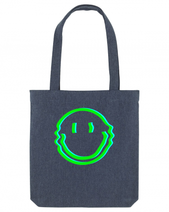 Trippy Smiley Midnight Blue