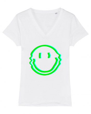 Trippy Smiley White