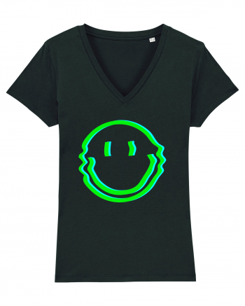 Trippy Smiley Black