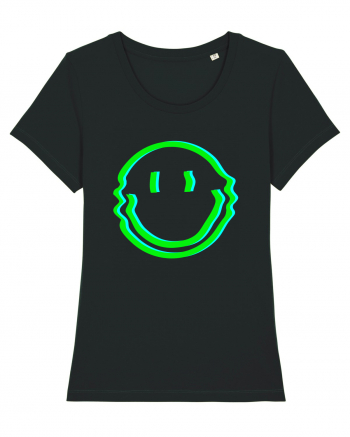 Trippy Smiley Black