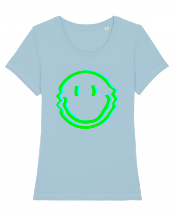 Trippy Smiley Sky Blue