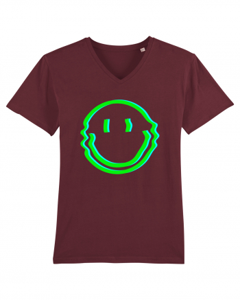 Trippy Smiley Burgundy