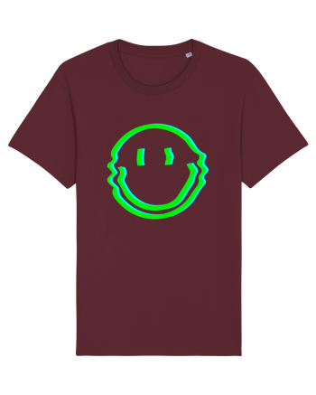 Trippy Smiley Burgundy