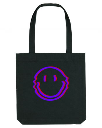 Trippy Smiley Black